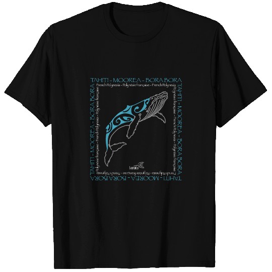 Whale Pet Tahiti Moorea Bora Bora Polynesian Tattoo Humpback T-Shirts