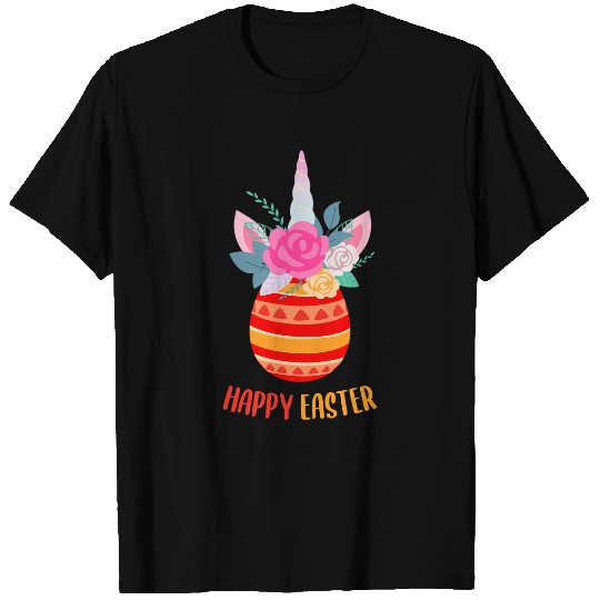 Unicorn Pet Happy Easter with Unicorn and Easter Egg for Girls Kids Boys 2 T-Shirts