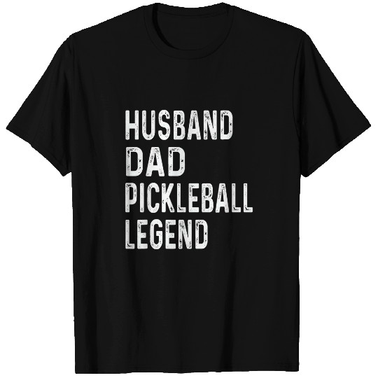 Sport Pickleball Funny Husband Dad Legend vintagess Pickleball Fathers Day Boy T-Shirts
