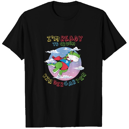 Dinosaur Pet Kids Boy Im Ready To Crush Kindergarten Back To School T-Shirts
