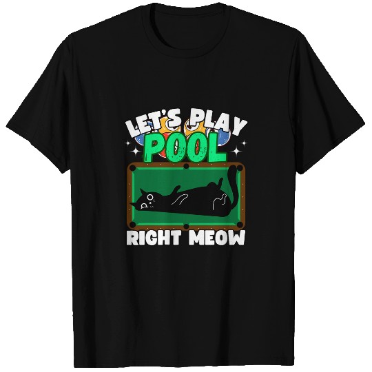 Sport Billiard Pool Billiard Team 8 Ball Pool Player Cats Billiard 1 T-Shirts