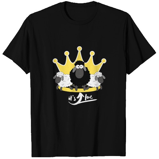 Sheep Pet Black Sheep Funny Comic T-Shirts