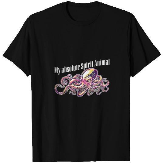 Octopus Pet My Spirit Animal Big Giant Squid Octopus Kraken Marine Life 16 T-Shirts