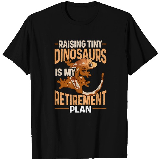 Gecko Pet Herpetologist Crested Gecko Eyelash Lizard Reptile T-Shirts