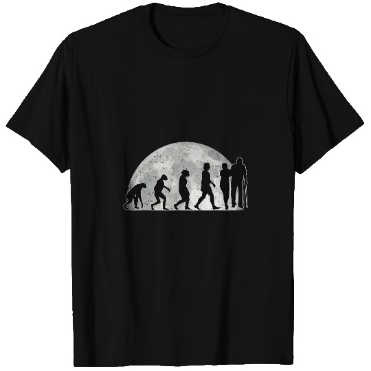 nurses Job Elderly Care Evolution Moon T-Shirts