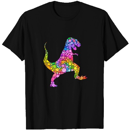 Dinosaur Pet Colorful Polka Dot T rexs Dinosaur International Dot Day T-Shirts