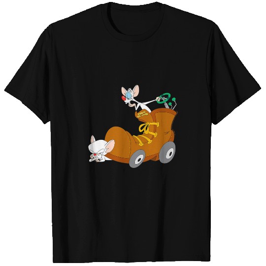 Tractor Fun driving Animaniacs Pinky and the Brain Tractor Show T-Shirts