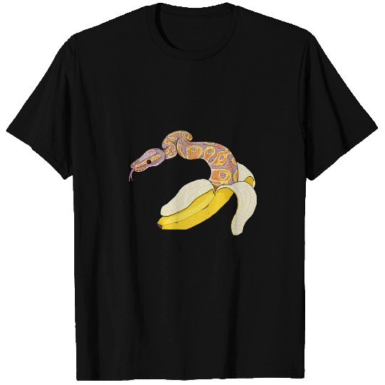 Python Pet Banana Ball Python Snake Reptile Herpetologist Ophiology 1 T-Shirts