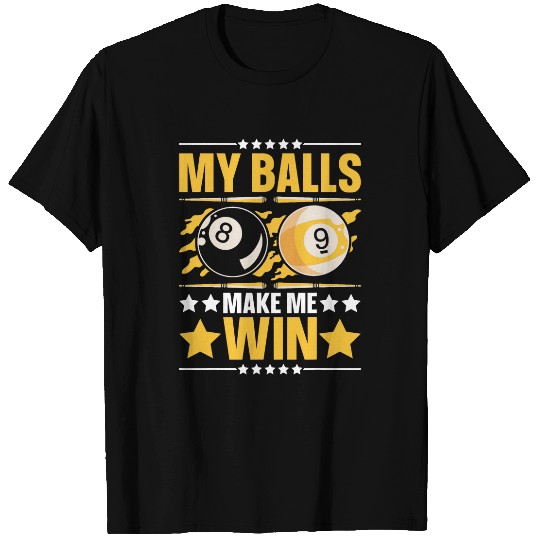 Sport Billiard Pool Billiard Team 8 Ball Pool Billiard Player Billiard 9 T-Shirts