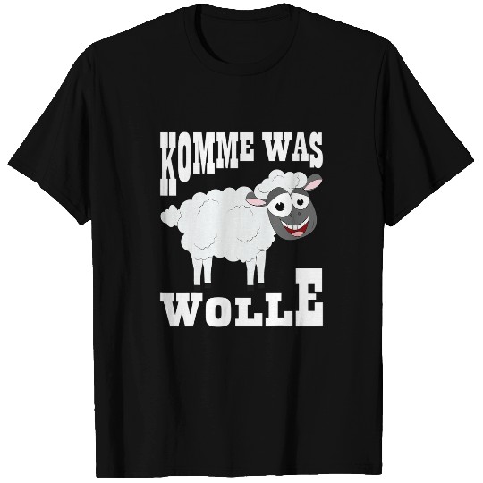 Sheep Pet Komme Was Wolle I Sheep Wool Motif I Shepherd T-Shirts