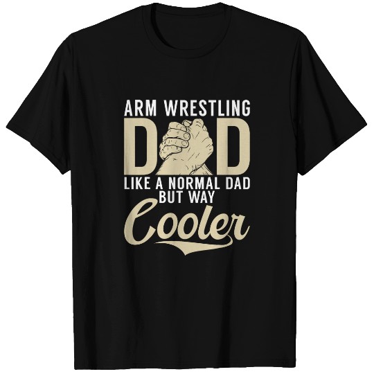 Sport Wrestling Arm Wrestler Dad vintages Arm Wrestling Men 2 T-Shirts
