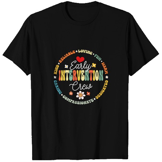 Intervention Teacher Team Early Intervention Crew T-Shirts