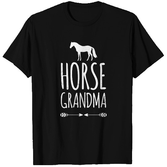 Horse Pet Womens Horseback Riding Horse Grandma Mothers Day T-Shirts