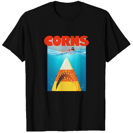 Shark Pet Candy Corn Shark 2Witch Halloween Jaws Parody Funny T-Shirts