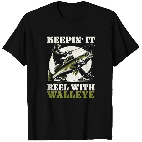 Fishing Fun Walleye Fishing Fish Catcher Fisher Fisherman 1 T-Shirts