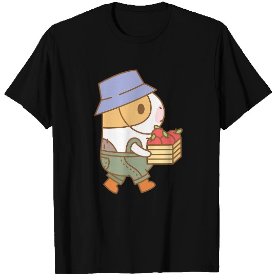 Guinea Pig Pet Bubu the Guinea pig Apple Picking Fall and Pie Pattern T-Shirts