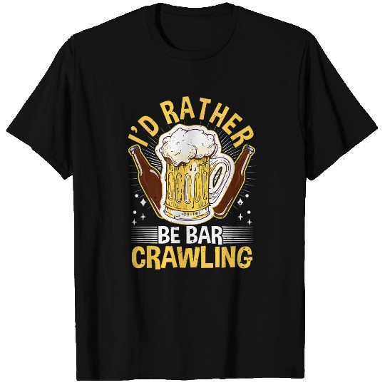 Beer Fun Bar Crawl Beer Hopping Liquor Spirits Pub Crawl 3 T-Shirts