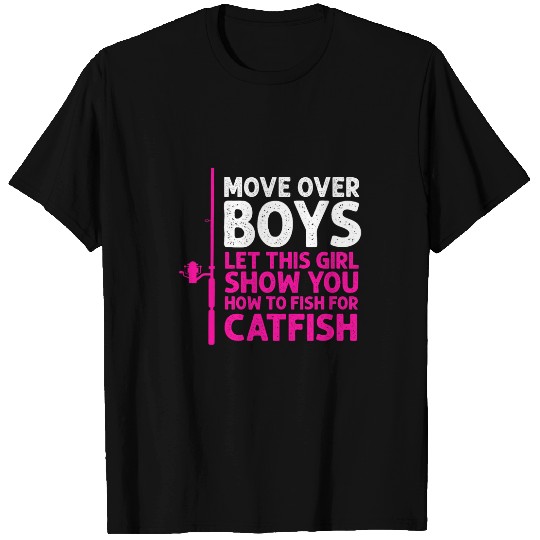 Fishing Fun Catfish Fishing Fishing Girl Catfishing T-Shirts