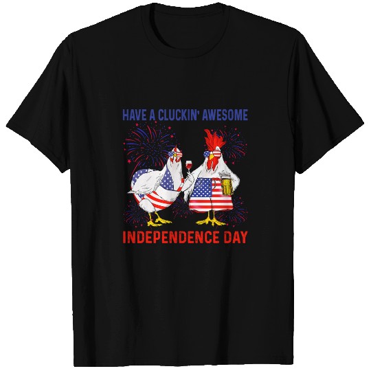 Beer Fun have a cluckin awesome independence day chickens and beer T-Shirts