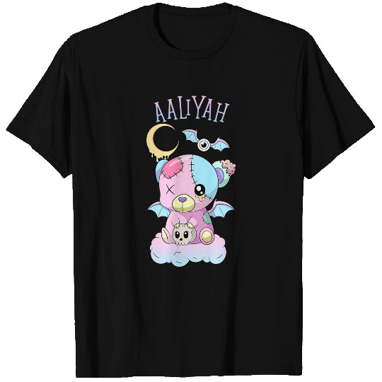 Bear Pet Aaliyah Halloween Creepy pastel goth kawaii teddy bear T-Shirts