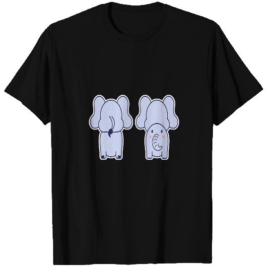 Elephant Pet Cute Anime Elephant Manga Kawaii Kids Elephant T-Shirts