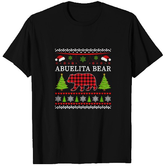 Bear Pet Abuelita Bear Ugly xmass Sweater Style Matching Christmas T-Shirts