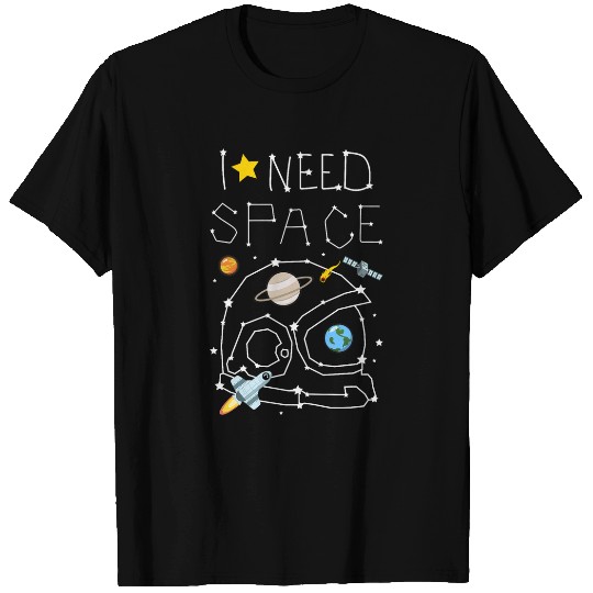 Astronaut Job I Need Space Astronaut Helmet Funny Science Teachers T-Shirts