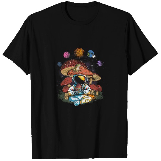 Astronaut Job Cottagecore Fairy Grunge Planets Mushroom T-Shirts