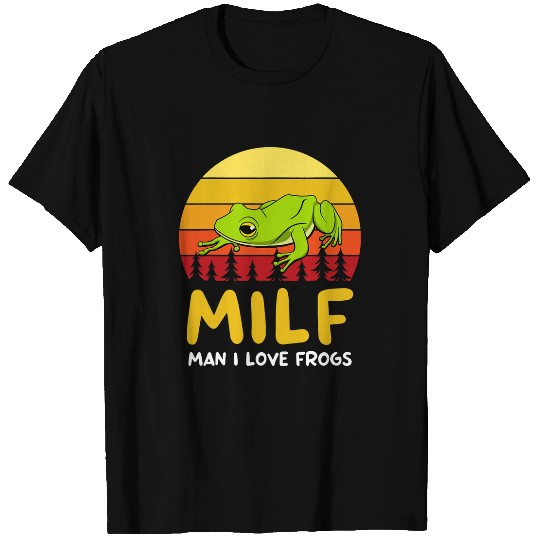 Frog Pet Man I Love Frogs Toad Tree Frog T-Shirts