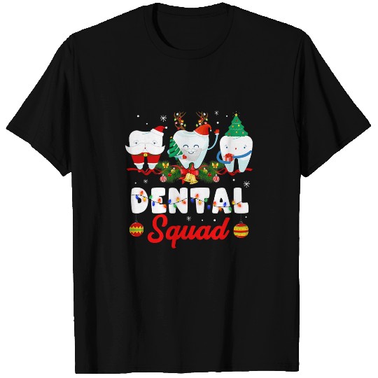 dentists Job Christmas Dental Squad Funny Christmas T-Shirts