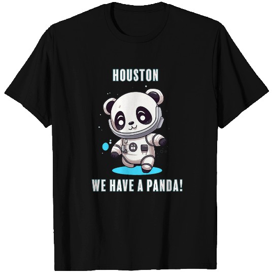 Astronaut Job Houston We Have a Panda Funny Space Themed Tee astronaut T-Shirts