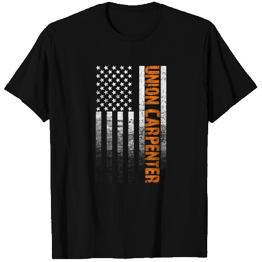 Woodworker Job vintages American USA Flag Union Carpenter WoodWorking Gift T-Shirts