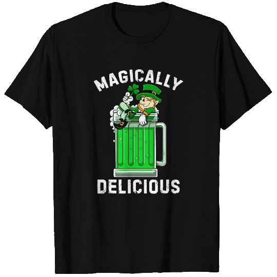 Beer Fun Magically Delicious St Patricks Day Drinking Tee Beer T-Shirts