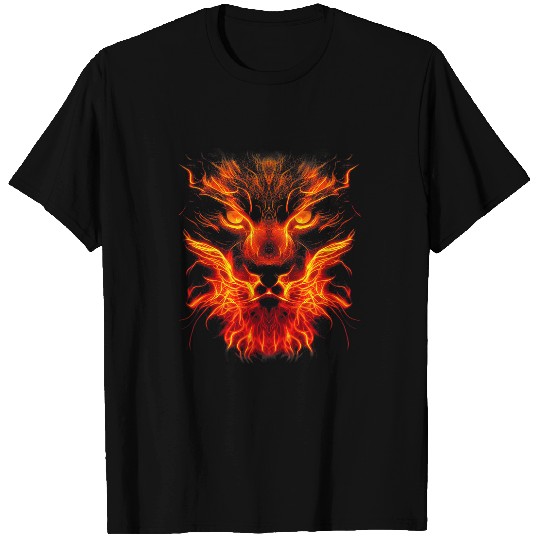Lion Pet Fires of God lion Animal roaring lion workout positive 3 T-Shirts