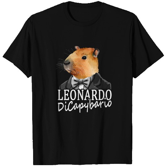 capybaras Pet Capibara Leonardo DiCapybario T-Shirts