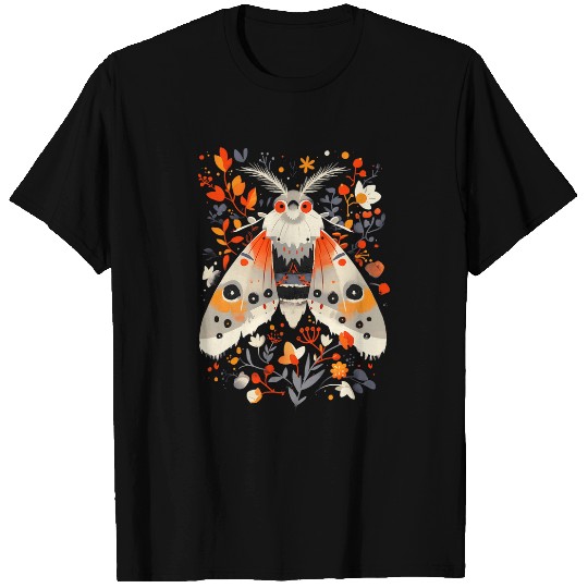 Folk Art Moth Cottagecore Goblincore Fairy Grunge Aesthetic T-Shirts