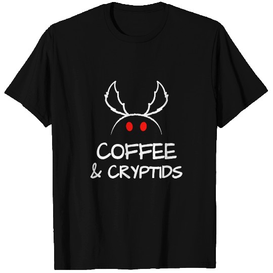 Coffee Fun and Cryptids Cute Mothman Cryptid Cryptozoology T-Shirts