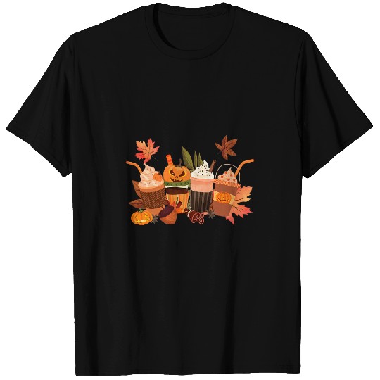 Coffee Fun Halloween Coffee Pumpkin Spice Latte Coffee T-Shirts