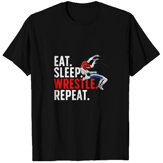 Sport Wrestling Art For Men Women Kids Youth Wrestling Lover T-Shirts