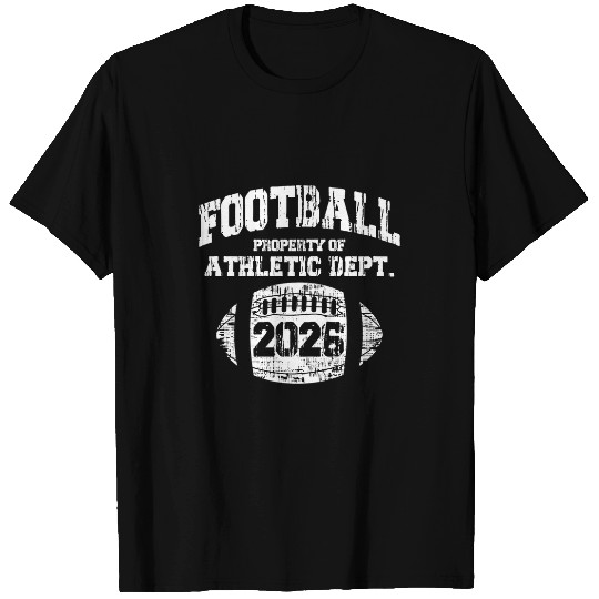Class Of 2026 Senior High School Football College Graduation T-Shirts