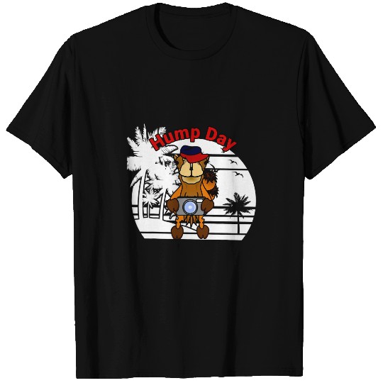 Photographer Job Hump Day Camel Oasis Photographer Design T-Shirts