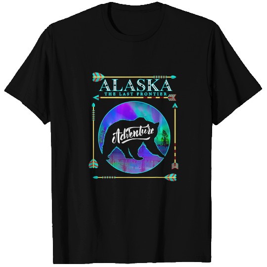Bear Pet Alaskan Bear Alaska State Pride Alaska Northern Lights T-Shirts