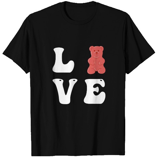 Bear Pet Love Gummy Bear Juicy Fruity Candy Lovers Adult And Youth T-Shirts