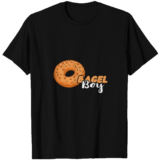 Bagel Boy Baker Baking Bagels Dough Maker Bagel Lover T-Shirts