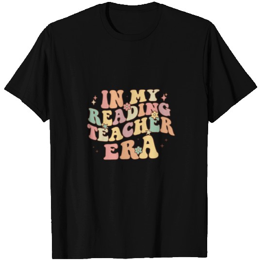 In My Reading Teacher Era Retro Reading Teacher T-Shirts