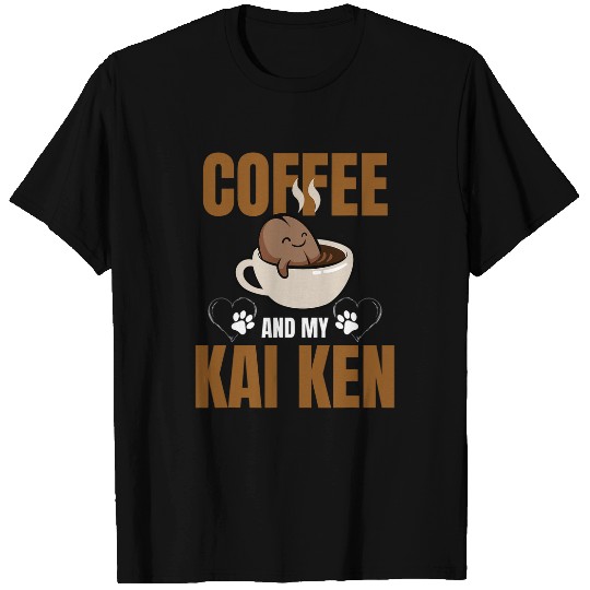 Coffee Fun and Kai Ken caffeines Lovers Dog Mom or Dad T-Shirts