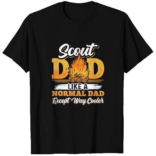Scout Job Dad Leader Fathers Day Father Papa Dad Scouting Fan T-Shirts