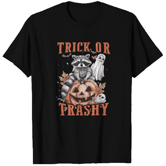 Raccoon Pet Funny Trash Racoon Halloween Trick Or Trashy T-Shirts
