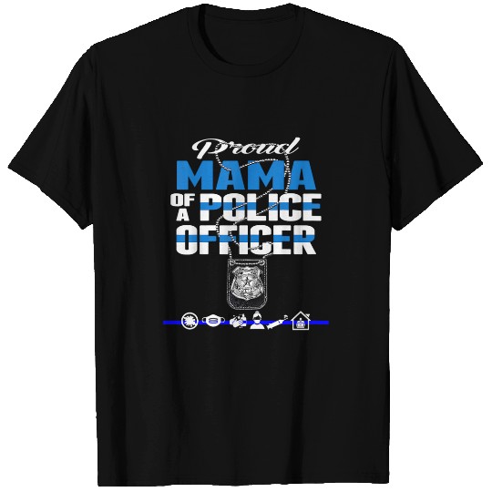 Police Job Mothers Day for Mama of Police Son Daughter Plus Size T-Shirts