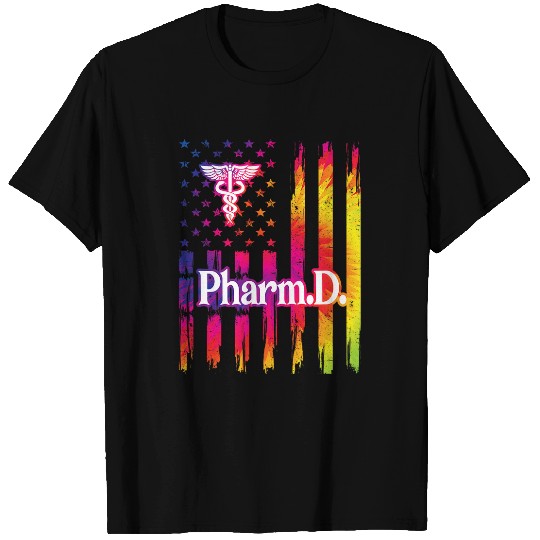 Pharmacist Job PharmD US Flag Doctor Of Pharmacy Future Pharmacist T-Shirts